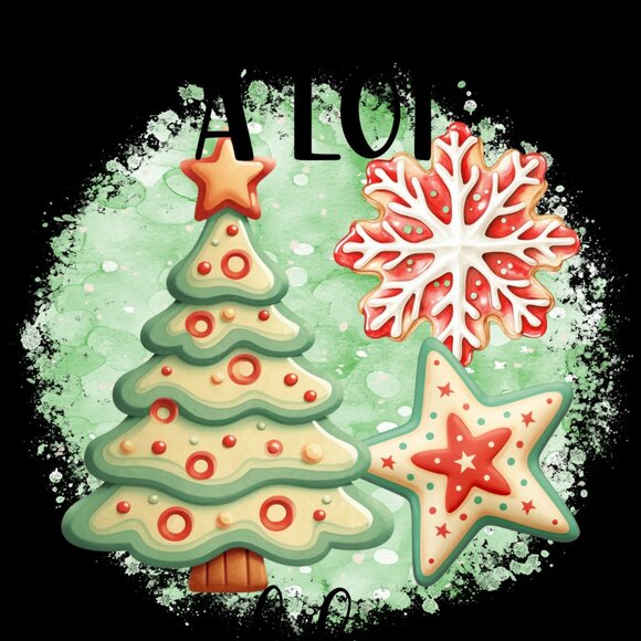 Christmas Cookies Kitchen Towel Set, Holiday Sugar Cookies Dish Towels, - Picture 4 of 10